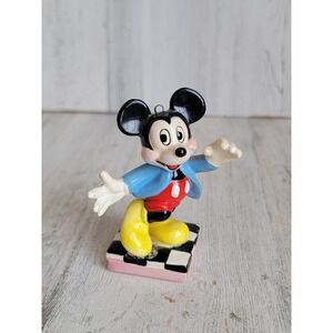 Schmid Vintage mickey mouse AS IS porcelain ornament Xmas tux